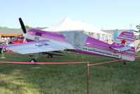 N308DB @ OSH - 1993 Sukhoi SU-26, c/n: 0507 displayed at 2011 Oshkosh
