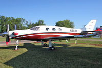 N352F @ OSH - 2006 Farnborough Aircraftcorp Ltd FARNBOROUGH F1C3, c/n: 0001 KESTREL on static display at 2011 Oshkosh