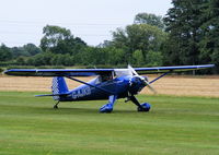 G-AJKB @ EGTW - at the Luscombe fly-in at Oaksey Park - by Chris Hall