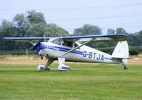 G-BTJA @ EGTW - at the Luscombe fly-in at Oaksey Park - by Chris Hall