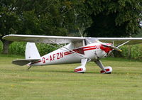 G-AFZN @ EGTW - at the Luscombe fly-in at Oaksey Park - by Chris Hall