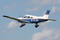 G-FLAV @ EGBR - Piper PA-28-161 Cherokee Warrior II at Breighton Airfield's Wings & Wheels Weekend, July 2011. - by Malcolm Clarke