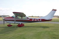 G-ATLA @ EGBR - Cessna 182J at Breighton Airfield's Wings & Wheels Weekend, July 2011. - by Malcolm Clarke