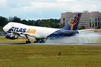 N496MC @ ELLX - touchdown