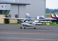 D-ELFX @ EGBJ - visitor to Staverton - by Chris Hall