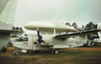 148146 @ NPA - Another view of this Early Warning Squadron VAW-121 E-1B Tracer as displayed at the Pensacola Naval Air Museum in November 1979. - by Peter Nicholson