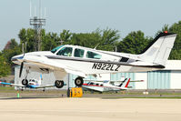 N922LZ @ OSH - 1974 Beech E-55, c/n: TE993 landing at 2011 Oshkosh - by Terry Fletcher