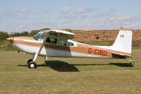 G-CIBO @ EGBR - Cessna 180K at Breighton Airfield's Wings & Wheels Weekend, July 2011. - by Malcolm Clarke