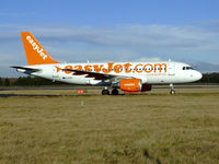 G-EZIY @ EGPH - Easyjet A319 Arrives at EDI - by Mike stanners