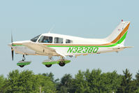 N3238Q @ OSH - 1977 Piper PA-28-161, c/n: 28-7716145 arriving at 2011 Oshkosh - by Terry Fletcher
