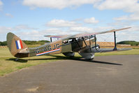 G-AGJG @ EGBR - De Havilland DH89A Dragon Rapide at Breighton Airfield's Wings & Wheels Weekend, July 2011. - by Malcolm Clarke