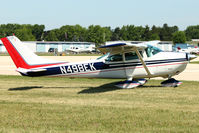 N498EK @ OSH - 1966 Cessna 182J, c/n: 18257438 at 2011 Oshkosh - by Terry Fletcher