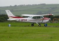 G-BFSA @ EGFP - Resident Reims/Cessna Skylane. - by Roger Winser