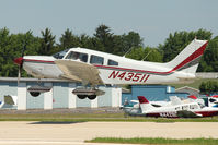 N43511 @ OSH - 1974 Piper PA-28-180, c/n: 28-7405201 at 2011 Oshkosh - by Terry Fletcher