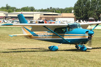 N8575T @ OSH - 1959 Cessna 182, c/n: 52475 at 2011 Oshkosh