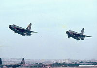XR760 @ LMML - Lightning F6s XR760/G and XS935/B 5Sqd RAF - by raymond