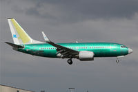 PH-BGR @ KPAE - KPAE/PAE Boeing 775 short final for 16R during first flight.