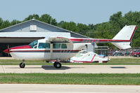 N85918 @ OSH - 1968 Cessna 337D, c/n: 337-1023 at 2011 Oshkosh - by Terry Fletcher