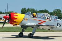 N73KS @ OSH - 2001 S C Aerostar S A YAK-52TW, c/n: 0112230 at 2011 Oshkosh - by Terry Fletcher