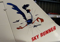 G-CFON @ EGAD - road runner on a sky runner - by Chris Hall