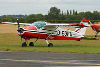 D-EGFU @ EGBW - 1966 Bolkow BO-208C Junior, c/n: 640 at Wellesbourne