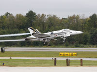 164630 @ KNTU - 30th anniversary legacy hornet taxies back after the demo. - by Gregg Stansbery