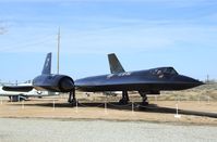 61-7955 - Lockheed SR-71A Blackbird at the Air Force Flight Test Center Museum, Edwards AFB CA - by Ingo Warnecke
