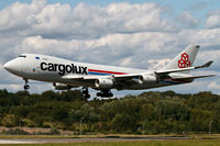 LX-WCV @ ELLX - on final RW24