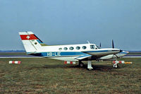 HB-LIE @ EHAM - Cessna 421B Golden Eagle [421B-0805] Schiphol~PH 29/08/1976. Taken from a slide. - by Ray Barber