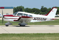 N7232W @ OSH - 1963 Piper PA-28-180, c/n: 28-1050 at 2011 Oshkosh - by Terry Fletcher