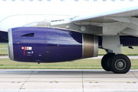 G-OJEG @ EGCC - IAE V2533-A5 turbofan - by Chris Hall