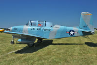 N659K @ OSH - 1955 Beech A45, c/n: G-830 ex 55-273 at 2011 Oshkosh - by Terry Fletcher