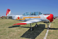 N352SH @ OSH - 1985 Aerostar S A YAK-52, c/n: 855704
at 2011 Oshkosh - by Terry Fletcher