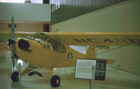 42-36446 @ FFO - L-4A in Civil Air Patrol markings as NC42050 on display at the USAF Museum at Wright-Paterson AFB in the Summer of 1977. - by Peter Nicholson