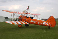 N74189 @ X5FB - Stearman PT-17 at Fishburn Airfield, July 2011. - by Malcolm Clarke