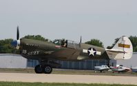 N49FG @ KOSH - Curtiss Wright P-40N - by Mark Pasqualino