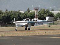 N400P @ POC - After stopping at Howard Aviation, rolling westbound on runway 26L - by Helicopterfriend