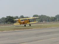 N44848 @ RIR - Approaching touchdown on the grassy area between runway & taxiway