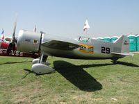 N263Y @ RIR - Twin Wasp proudly seated on the grass for display