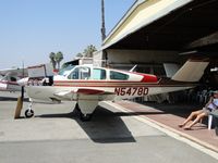 N5478D @ RIR - Parked partially in the shade for display