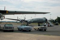 N1005C @ DOV - 1955 Lockheed 1049E/01-55 and Ford Falcons at the Air Mobility Command Museum, Dover AFB, DE - by scotch-canadian