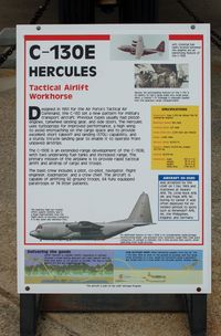 69-6580 @ DOV - Information Plaque for the Lockheed C-130E Hercules at the Air Mobility Command Museum, Dover AFB, DE - by scotch-canadian