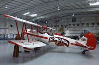 N802RB @ KFFZ - Boeing (Stearman) E75 at the CAF Arizona Wing Museum, Mesa AZ