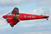 G-AEDU - Participant at the 80th Anniversary De Havilland Moth Club International Rally at Belvoir Castle , United Kingdom