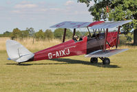 G-AIXJ - Participant at the 80th Anniversary De Havilland Moth Club International Rally at Belvoir Castle , United Kingdom