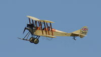 G-AWYI @ EGBL - 4. G-AWYI (Commissioned in 1969 for a film Biggles Sweeps the Skies) at The de Havilland Moth Club International Moth Rally, celebrating the 80th anniversary of the DH82 Tiger Moth. Held at Belvoir Castle. A most enjoyable day. - by Eric.Fishwick