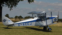 G-ACEJ @ EGBL - The de Havilland Moth Club International Moth Rally, celebrating the 80th anniversary of the DH82 Tiger Moth. Held at Belvoir Castle. A most enjoyable day.