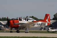 N9025Y @ KOSH - North American T-28C - by Mark Pasqualino