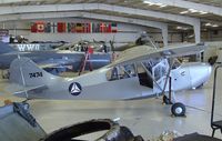 N7436B @ KFFZ - Champion 7EC (posing as Aeronca L-16) at the CAF Arizona Wing Museum, Mesa AZ