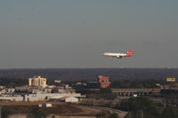 PH-MCS @ ATL - Martinair Cargo MD-11 landing parallel with the Delta 767-300 I am riding in